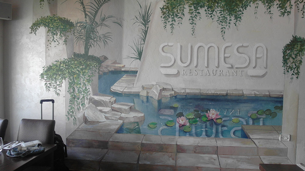 3D Painitng in Restaurant